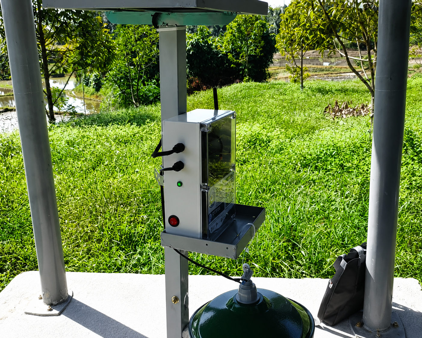 Penerapan Sistem Pertanian Cerdas Berbasis IoT dan Integrasi Data Cuaca BMKG untuk efisensi irigasi dan Penerapan Agronomis Pada Budidaya Padi Sawah, foto 2